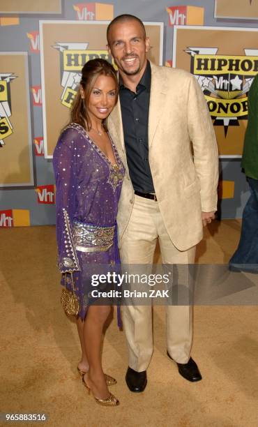 Joumana Kidd and Jason Kidd arrive to the 2005 VH1 Hip Hop Honors held at the Hammerstein Ballroom, New York City BRIAN ZAK.