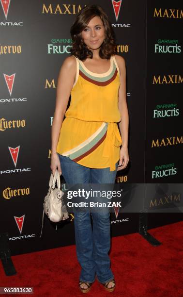 Jamie-Lynn Sigler arrives to the 2006 Maxim Hot List Party held at Buddah Bar, New York City BRIAN ZAK.