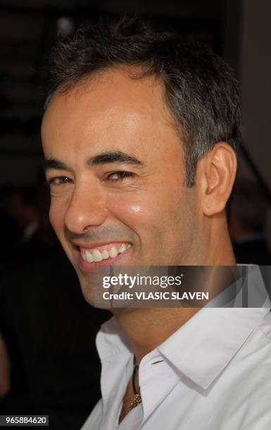 Designer Francisco Costa backstage at the Calvin Klein Spring 2007 Fashion Show during Olympus Fashion Week, held at Calvin Klein's Midtown showroom,...