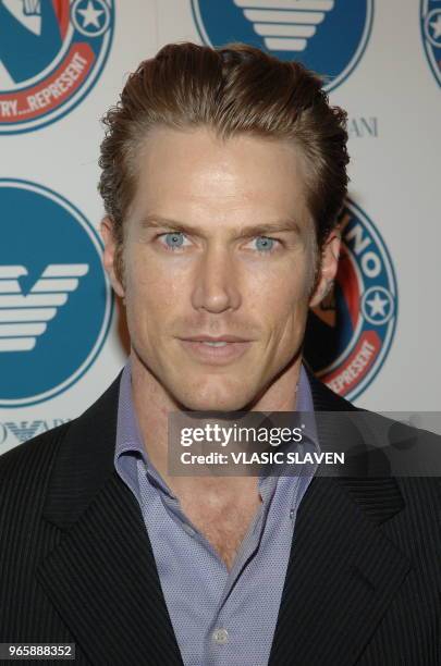 Actor Jason Lewis attends the 1st Year Anniversary of "Voto Latino" at Emporio Armani Boutique at Madison Avenue in New York, NY on Tuesday November...