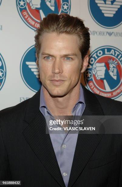 Actor Jason Lewis attends the 1st Year Anniversary of "Voto Latino" at Emporio Armani Boutique at Madison Avenue in New York, NY on Tuesday November...