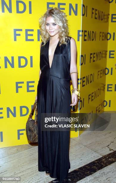 New York, NY - OCT. 29, 2005: Actress Ashley Olsen attends the Fendi 80th Anniversary All Hallow's Eve party hosted by Karl Lagerfeld, in New York,...