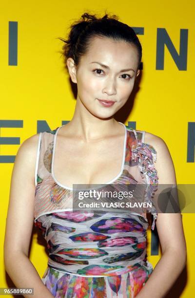 New York, NY - OCT. 29, 2005: Japanese actress Kyoko Hasegawa attends the Fendi 80th Anniversary All Hallow's Eve party hosted by Karl Lagerfeld, in...