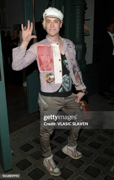 Designer Richie Rich arrives at "Waist Down - Skirts by Miuccia Prada", Prada's unique exhibition opening with party at Soho Epicenter store, in New...