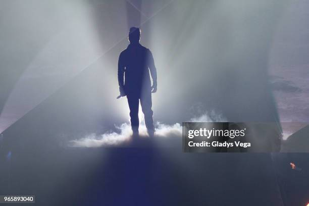 Luis Fonsi performs as part of Love + Dance World Tour at Coliseo Jose M. Agrelot on June 1, 2018 in San Juan, Puerto Rico.