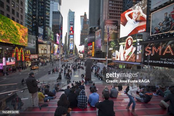 Times Square on Janury 31, 2012 in New York city, USA.