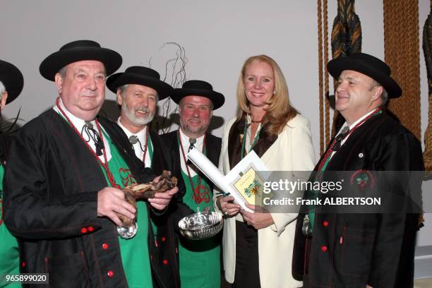 Rhianna Quinn Roddy gets inducted at The 2005 Beaujolais Nouveau Fete induction ceremony of the order of Les Compagnons du Beaujolais New York, NY...