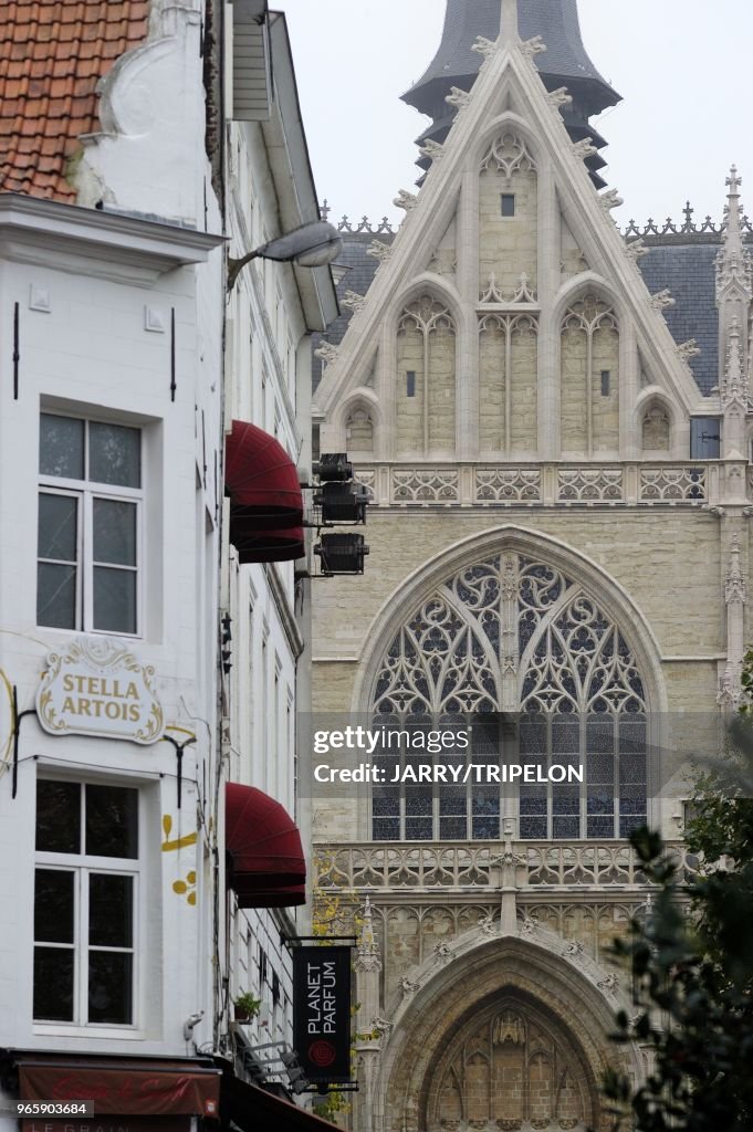 Notre Dame Des Sablon Church, Brussels, Belgium