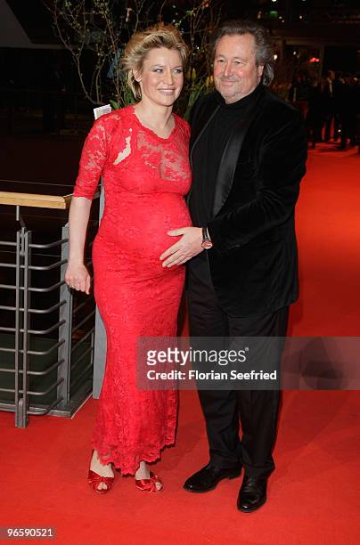 Eve Maren Buechner and husband attend the 'Tuan Yuan' Premiere during day one of the 60th Berlin International Film Festival at the Berlinale Palast...