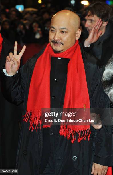 Director Wang Quan�an arrives to the 'Tuan Yuan' Premiere during day one of the 60th Berlin International Film Festival at the Berlinale Palast on...