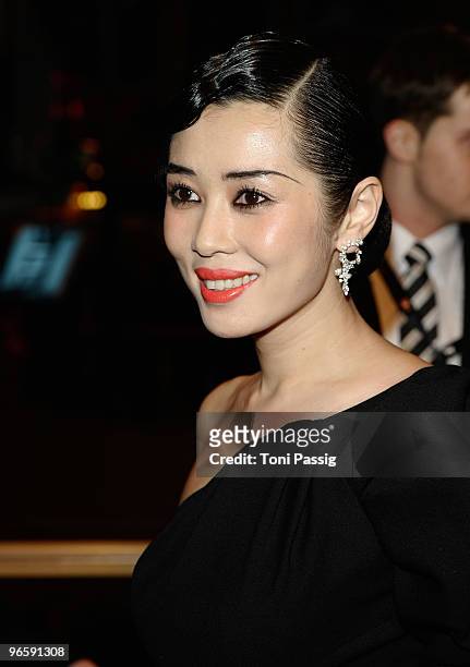 Actress and jury member Yu Nan attends the 'Tuan Yuan' Premiere during day one of the 60th Berlin International Film Festival at the Berlinale Palast...