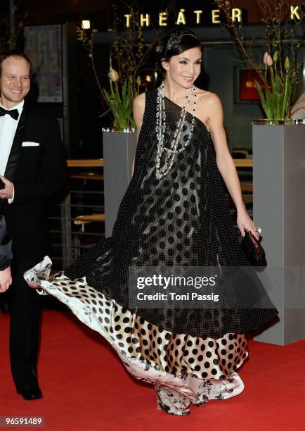 Actress Nadine Warmuth attends the 'Tuan Yuan' Premiere during day one of the 60th Berlin International Film Festival at the Berlinale Palast on...