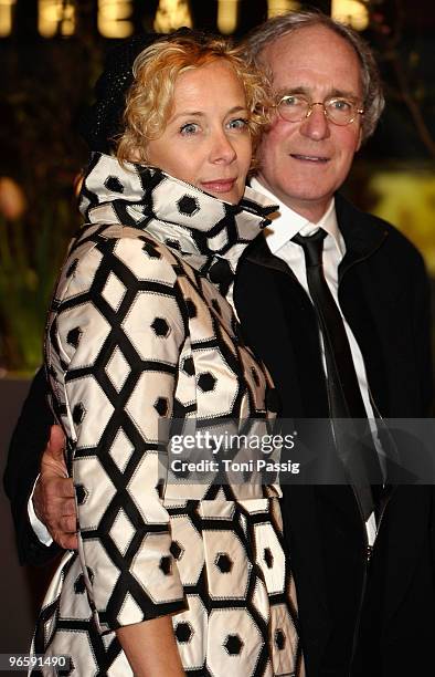 Actors Katja Riemann and August Zirner attend the 'Tuan Yuan' Premiere during day one of the 60th Berlin International Film Festival at the Berlinale...