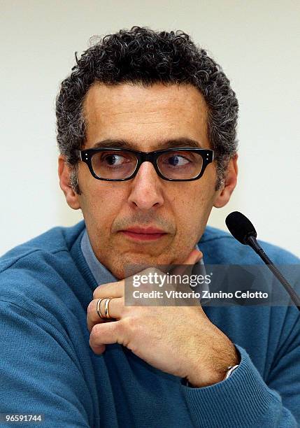 Actor John Turturro attends "Italian Folktales" press conference on February 11, 2010 in Milan, Italy.