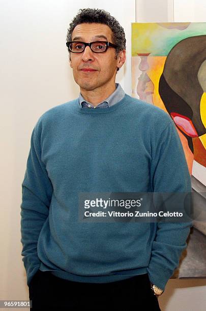 Actor John Turturro poses after "Italian Folktales" press conference on February 11, 2010 in Milan, Italy.