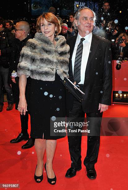 Actress Senta Berger and partner Michael Verhoeven attend the 'Tuan Yuan' Premiere during day one of the 60th Berlin International Film Festival at...