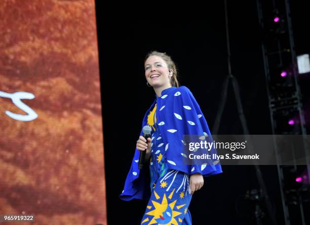 Musician Maggie Rogers perfroms during 2018 Governors Ball Music Festival - Day 1 on June 1, 2018 in New York City.