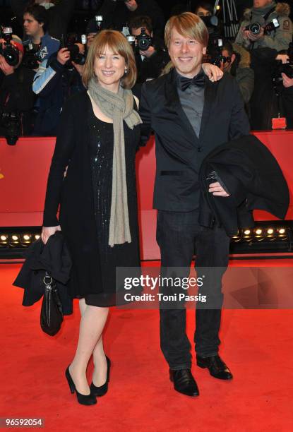 Actress Corinna Harfouch and guest attend the 'Tuan Yuan' Premiere during day one of the 60th Berlin International Film Festival at the Berlinale...