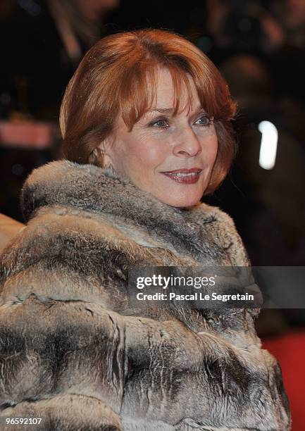 Actress Senta Berger attends the 'Tuan Yuan' Premiere during day one of the 60th Berlin International Film Festival at the Berlinale Palast on...