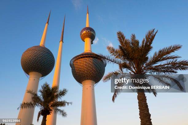 Kuwait Towers, 20 février 2017, Koweit city.