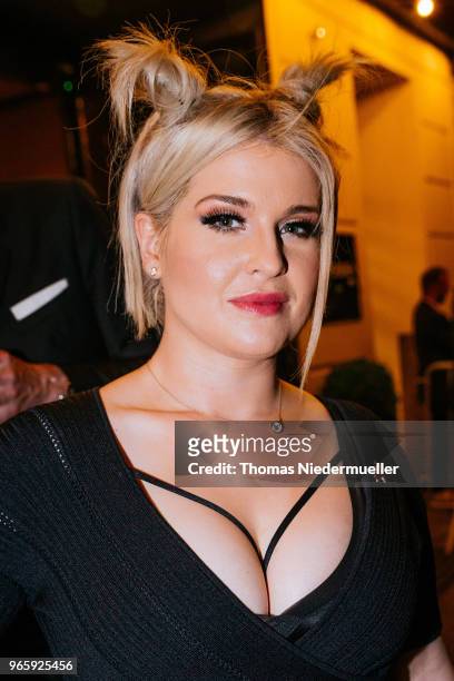 Kelly Osbourne attends the Life Ball 2018 welcome cocktail at Le Meridien Hotel on June 1, 2018 in Vienna, Austria. The Life Ball, an annual charity...