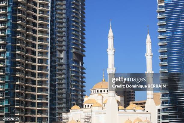 Mosquée dans la quartier de Dubai Marina.