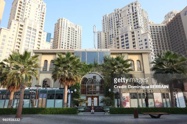 Le 'Trianon' restaurant salon de thé français à Dubai Marina, 30 octobre 2016, Dubaï.