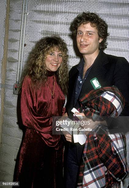 Stevie Nicks of Fleetwood Mac and Danny Goldberg