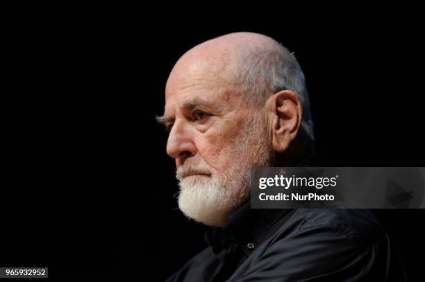Michelangelo Pistoletto Italian artist, painter and sculptor; animator and protagonist of the current of poor art during the conference for the 31^...