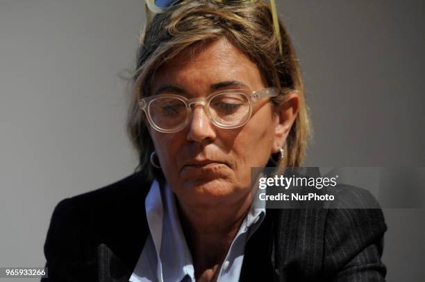 Maria Antonietta Calabrò Italian journalist and writer during the conference for the 31^ International Book Fair of Turin 2018 in Turin, Italy, on...