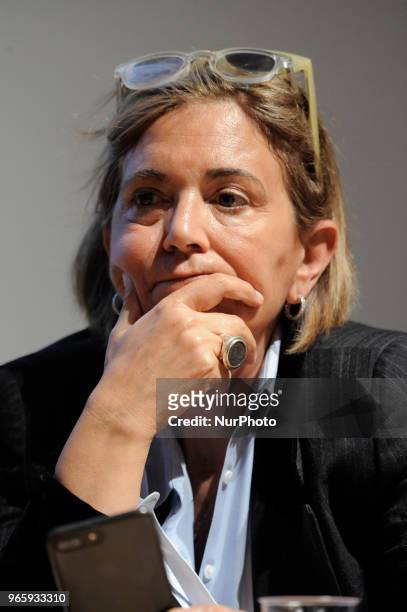 Maria Antonietta Calabrò Italian journalist and writer during the conference for the 31^ International Book Fair of Turin 2018 in Turin, Italy, on...