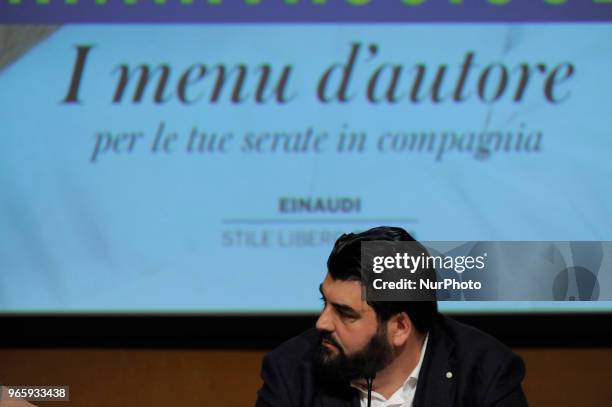 Antonino Cannavacciuolo Italian cook and TV personality during the conference for the 31^ International Book Fair of Turin 2018 in Turin, Italy, on...