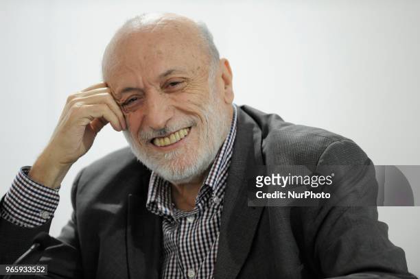 Carlo Petrini Italian gastronomist, sociologist, writer and activist, founder of the Slow Food association during the conference for the 31^...
