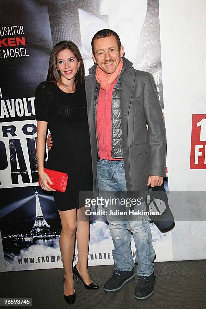 French actor Dany Boon and his wife Yael attend "From Paris with Love" Paris premiere at Cinema UGC Normandie on February 11, 2010 in Paris, France.