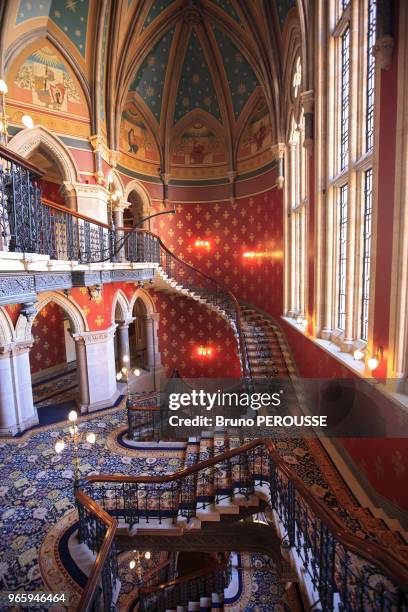 United Kingdom, Great Britain, England, London, St Pancras Renaissance hotel.