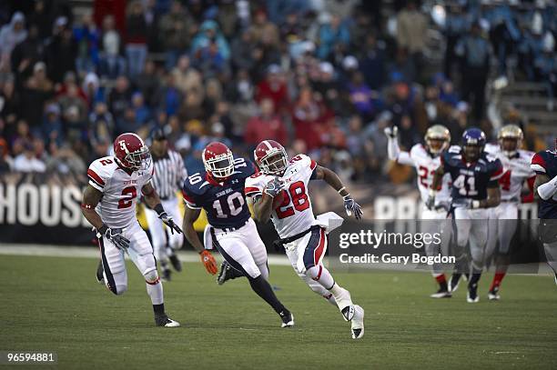 Senior Bowl: Team South Javier Arenas in action vs Team North at Ladd-Peebles Stadium. Mobile, AL 1/30/2010 CREDIT: Gary Bogdon