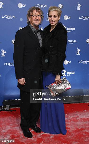 Martin Krug and Verena Kerth attend the opening party to the 60th Berlin Film festival at Cafe Moskau on February 11, 2010 in Berlin, Germany.