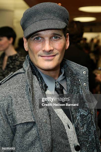 Stylist Phillip Bloch attends Barneys New York Hosts Olivier Theyskens Book Launch during Mercedes-Benz Fashion Week at the Barneys New York on...