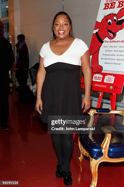 Sherri Shepherd attends the Clifford Be Big Campaign kick off at FAO Schwarz on February 11, 2010 in New York City.