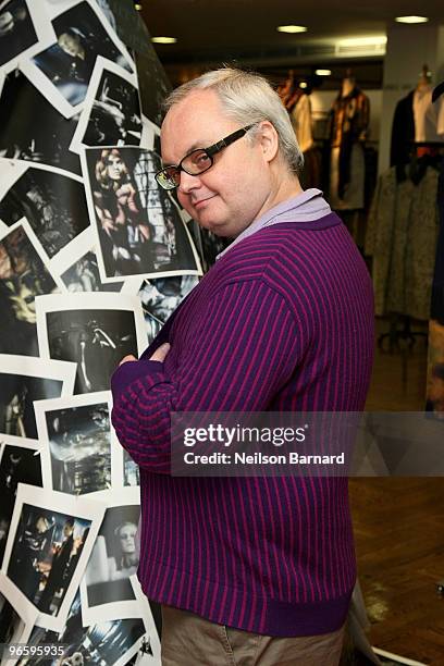 Magazine editorial director Mickey Boardman attends Barneys New York Hosts Olivier Theyskens Book Launch during Mercedes-Benz Fashion Week at the...