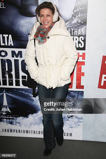 Corinne Touzet attends "From Paris with Love" Paris premiere at Cinema UGC Normandie on February 11, 2010 in Paris, France.