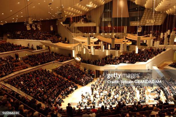 Germany, Berlin, Philharmonie concert hall , Zubin Mehta leads Mahler // Allemagne, Berlin, salle de concert de la Philharmonie , Zubin Mehta dirige...