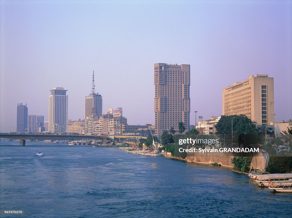 Cairo Overview EGYPT, CAIRO, OVERVIEW ON THE NILE AND MODERN BUILDINGS. News Photo ...