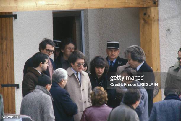 Reconstitution de l'enlèvement de Grégory Villemin à Lépanges-sur-Vologne, le 30 octobre 1985, dans les Vosges, France.