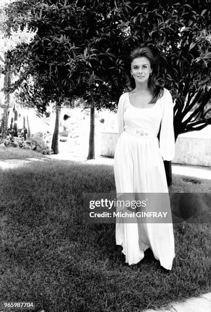 Actrice Américaine Ann-Margret pose lors du Festival de Cannes le 25 mai 1975, Cannes, France.