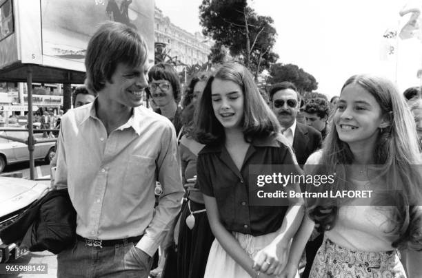 Keith Carradine venu présenter le film 'Pretty Baby' en compagnie de Brooke Shields et de sa soeur sur la Croisette lors du Festival de Cannes le 20...