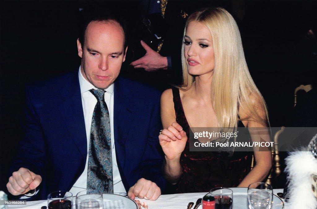 Le Prince Albert II de Monaco et Karen Mulder au musée des Arts Forains