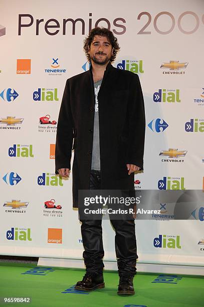 Spanish singer Antonio Orozco attends the ''Cadena Dial'' 2010 awards at the Tenerife Auditorium on February 11, 2010 in Tenerife, Spain.