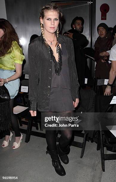 Alexandra Richards attends the Cushnie Et Ochs during Mercedes-Benz Fashion Week Fall 2010 at Stage 37 on February 11, 2010 in New York City.