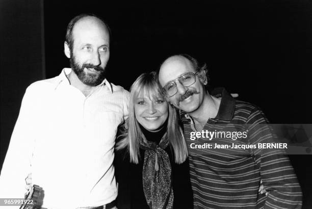 Le groupe 'Peter, Paul and Mary' en concert au Casino de Paris le 28 février 1983 à Paris, France.